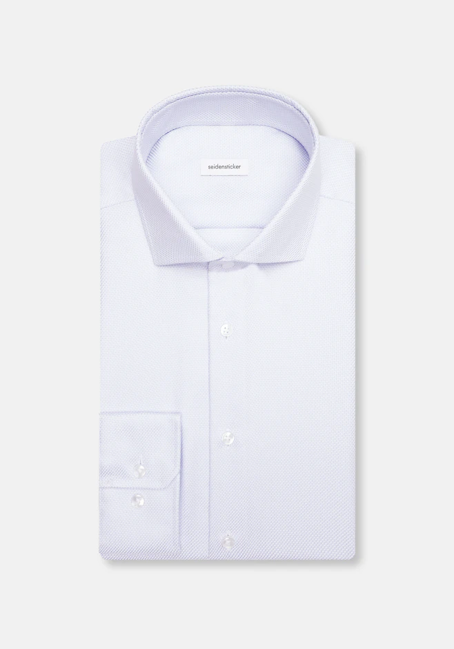 Regular Business Hemd Struktur in Hellblau | Seidensticker Onlineshop