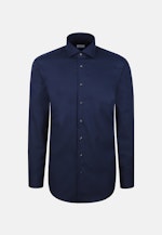 Regular Business Hemd Struktur in Dunkelblau |  Seidensticker Onlineshop