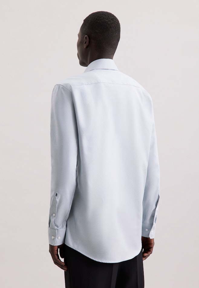 Regular Business Hemd Struktur in Grün | Seidensticker Onlineshop