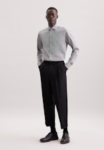 Regular Business Hemd Struktur in Braun |  Seidensticker Onlineshop