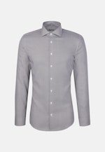 Regular Business Hemd Struktur in Braun |  Seidensticker Onlineshop