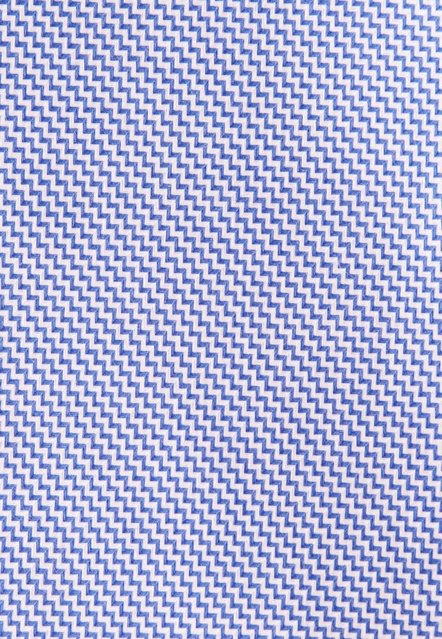 Regular Business Hemd Struktur in Mittelblau |  Seidensticker Onlineshop