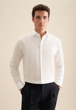 Chemise d'affaires Regular sans repassage Col Kent in Blanc |  Seidensticker Onlineshop