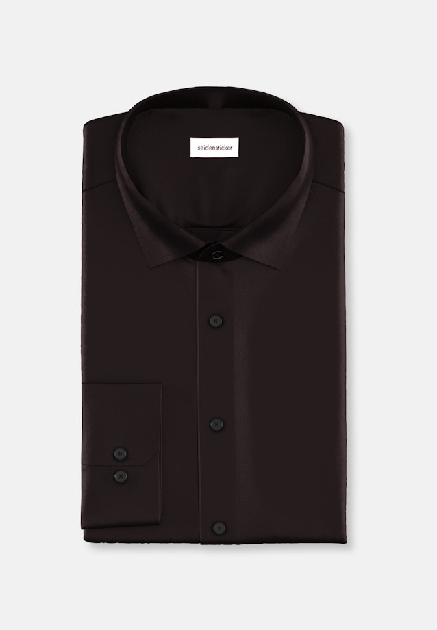 Slim Business Hemd Uni in Schwarz |  Seidensticker Onlineshop