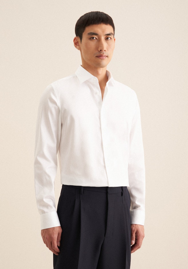 Slim Business shirt Uni in White | Seidensticker online shop