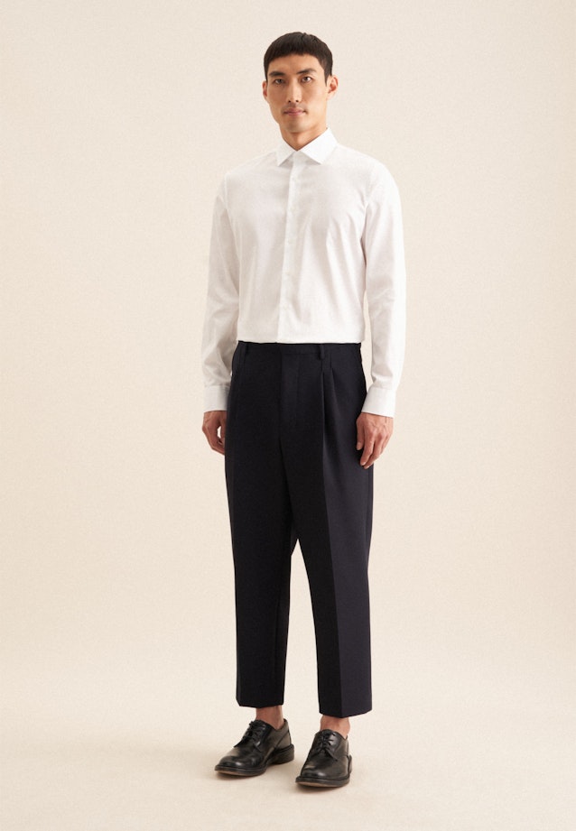 Slim Business Hemd Uni in Weiß |  Seidensticker Onlineshop