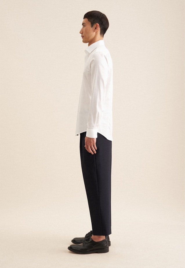 Slim Chemise d'affaires Uni in Blanc |  Seidensticker Onlineshop