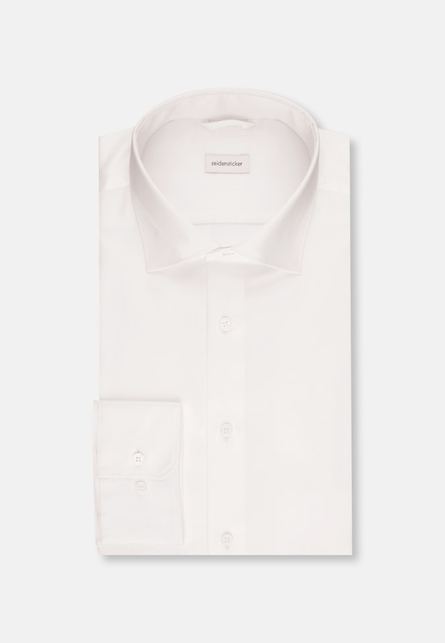 Slim Business Hemd Uni in Weiß |  Seidensticker Onlineshop