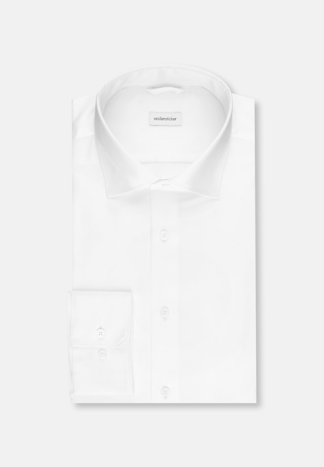 Slim Business Hemd Uni in Weiß |  Seidensticker Onlineshop