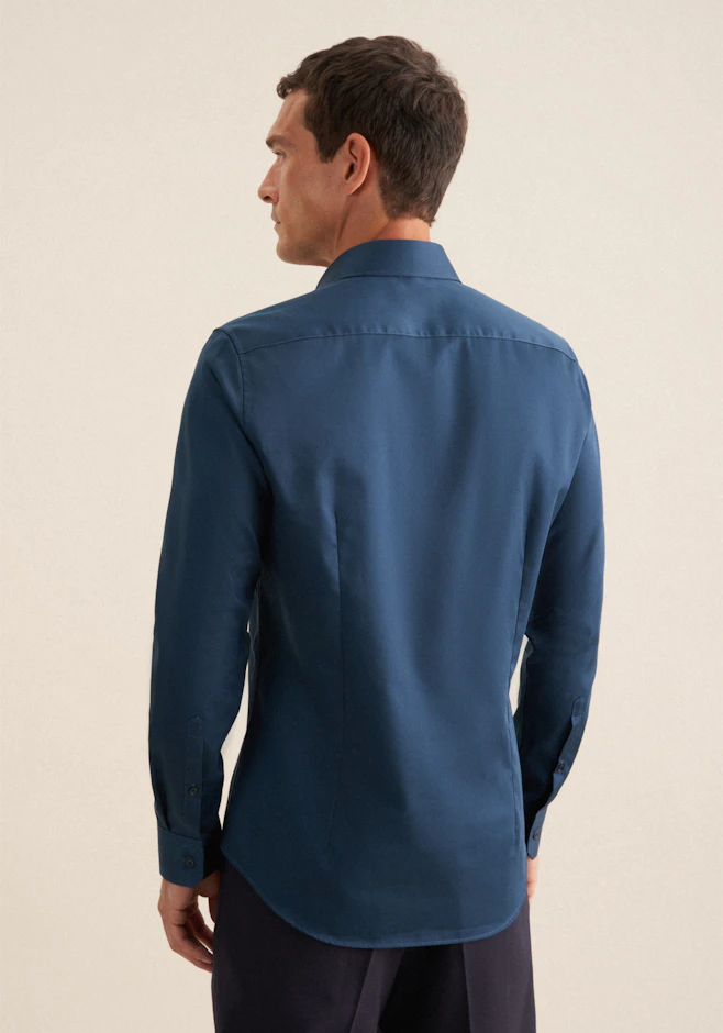 Slim Business Hemd Uni in Türkis | Seidensticker Onlineshop