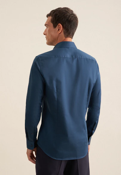 Slim Business Hemd Uni in Türkis |  Seidensticker Onlineshop