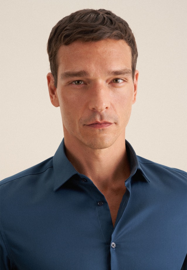 Slim Business Hemd Uni in Türkis |  Seidensticker Onlineshop