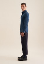 Slim Business Hemd Uni in Türkis |  Seidensticker Onlineshop