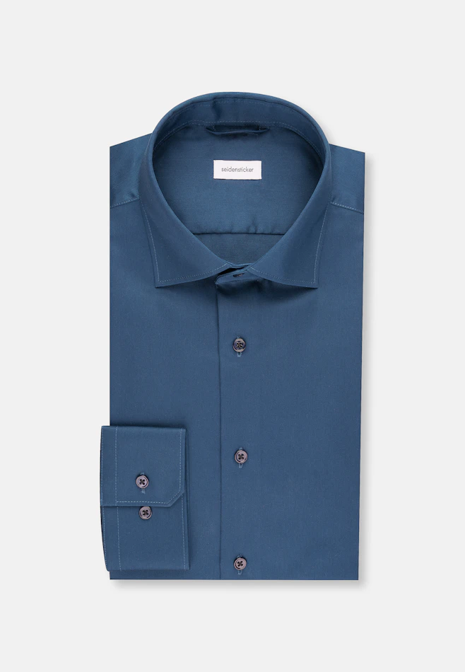 Slim Business shirt Uni in Turquoise | Seidensticker online shop