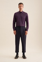 Slim Business Hemd Uni in Lila |  Seidensticker Onlineshop