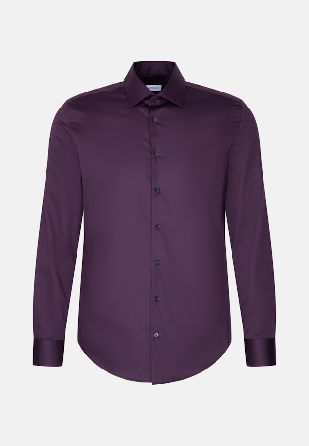 Slim Business Hemd Uni in Lila |  Seidensticker Onlineshop