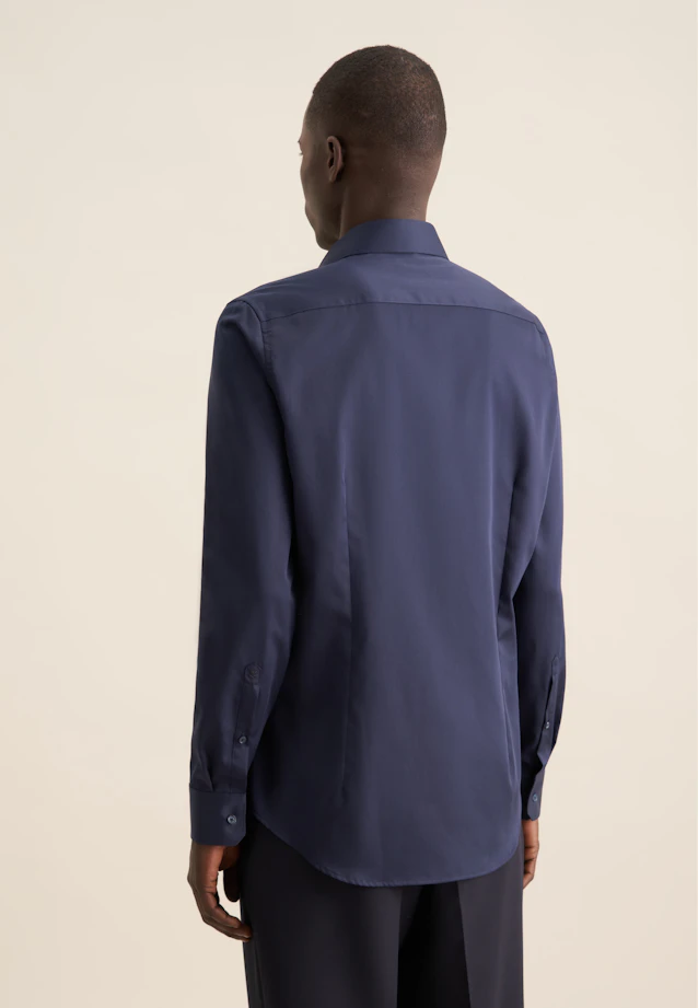 Slim Chemise d'affaires Uni in Bleu Foncé |  Seidensticker Onlineshop