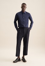 Slim Business Hemd Uni in Dunkelblau |  Seidensticker Onlineshop