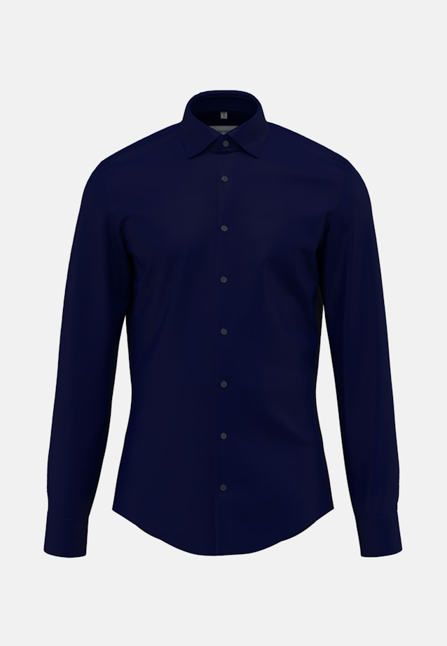 Chemise D'affaires Slim Manche Longue New Kent in Bleu Foncé |  Seidensticker Onlineshop