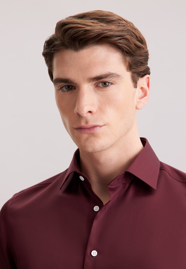 Slim Business Hemd Uni in Rot |  Seidensticker Onlineshop