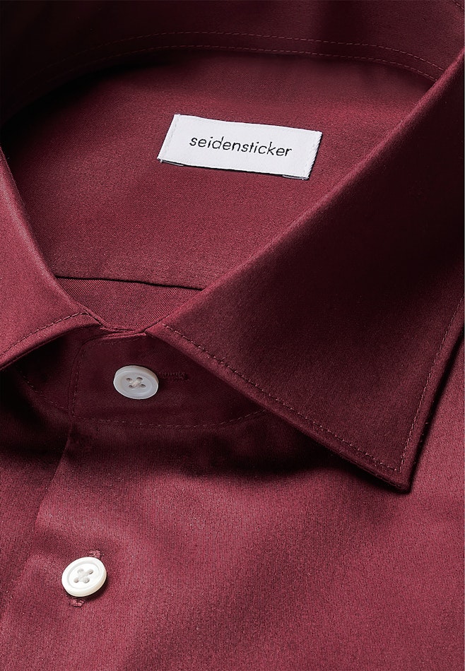 Slim Business shirt Uni in Rot | Seidensticker online shop