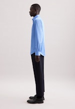 Slim Business Hemd Uni in Mittelblau |  Seidensticker Onlineshop