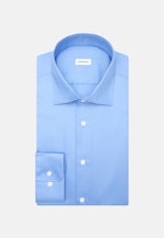 Slim Business Hemd Uni in Mittelblau |  Seidensticker Onlineshop