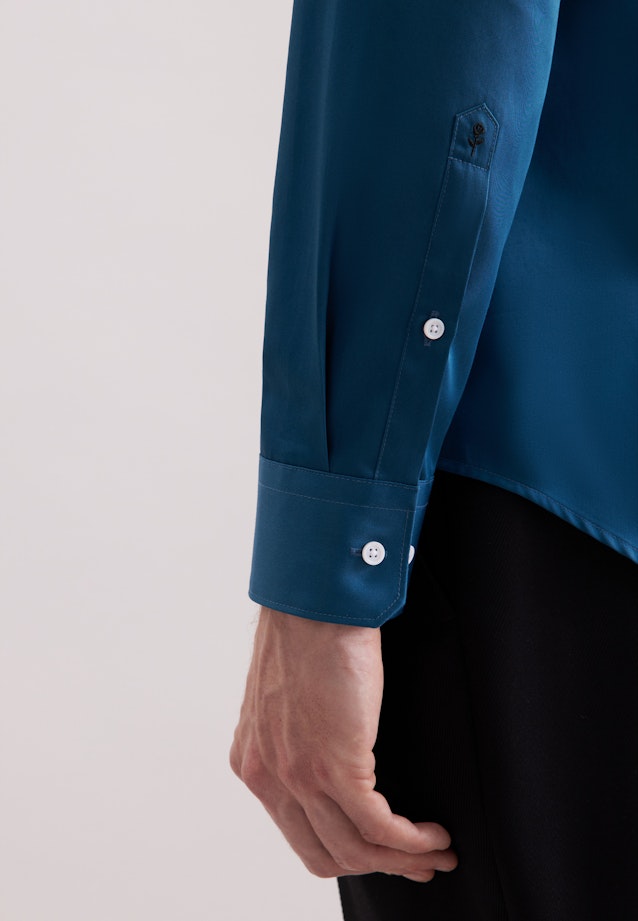 Slim Business Hemd Uni in Grün |  Seidensticker Onlineshop