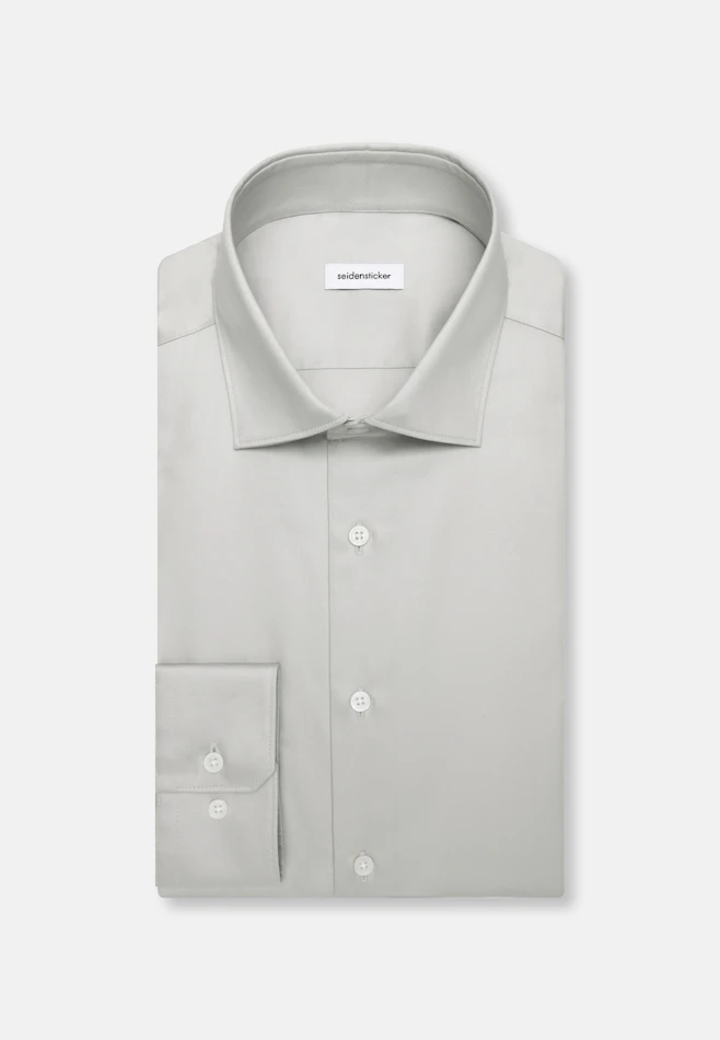 Slim Chemise d'affaires Uni dans Gris | Boutique en ligne Seidensticker
