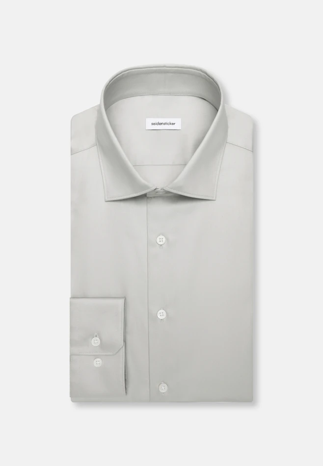 Slim Business Hemd Uni in Grau | Seidensticker Onlineshop