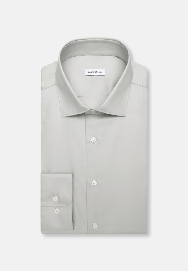 Slim Business Hemd Uni in Grau |  Seidensticker Onlineshop