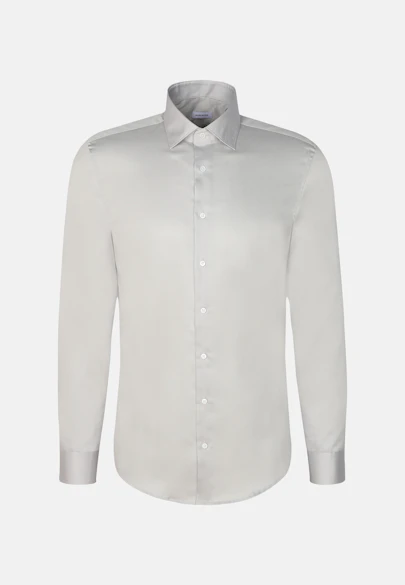 Slim Business Hemd Uni in Grau |  Seidensticker Onlineshop