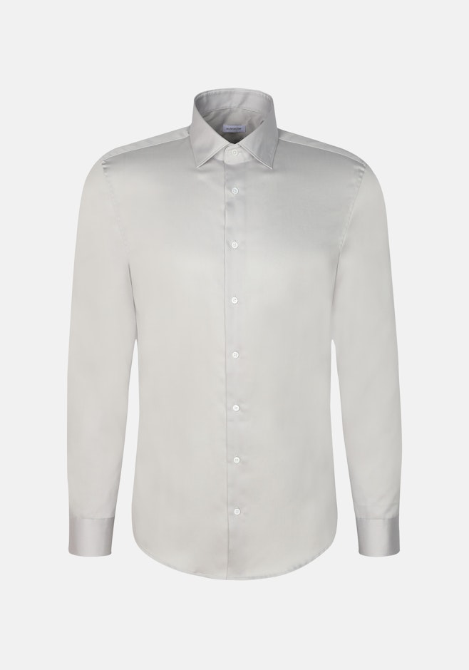 Slim Chemise d'affaires Uni dans Gris | Boutique en ligne Seidensticker