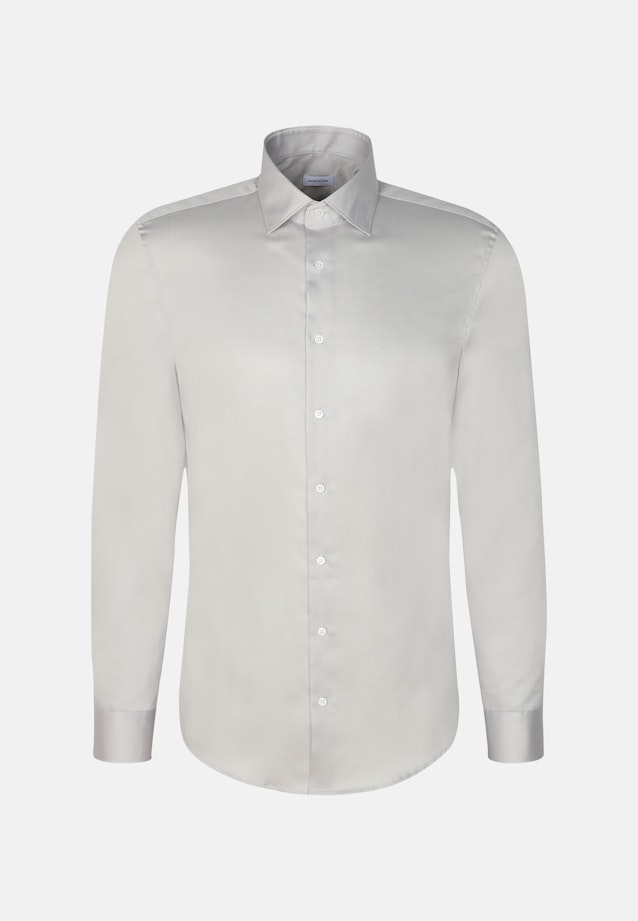 Slim Business Hemd Uni in Grau |  Seidensticker Onlineshop