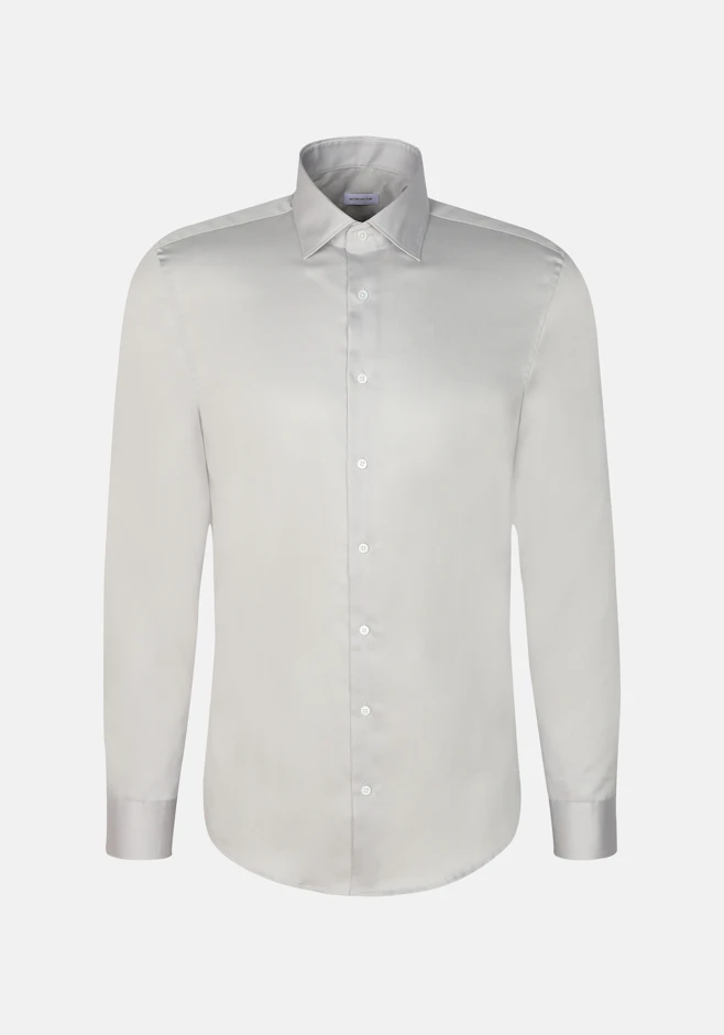 Slim Business Hemd Uni in Grau | Seidensticker Onlineshop