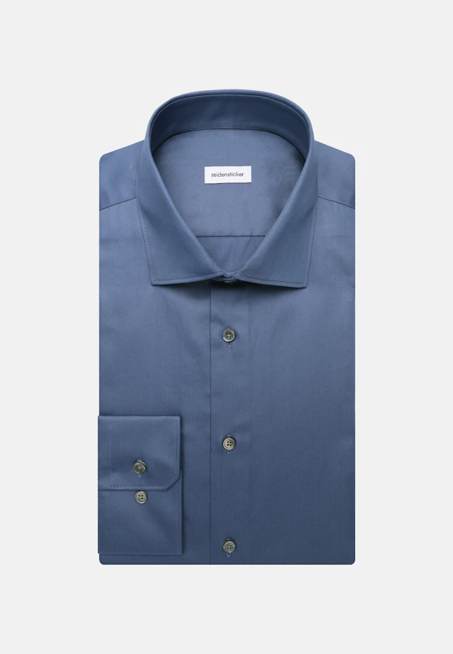 Slim Chemise d'affaires Uni in Bleu Moyen |  Seidensticker Onlineshop