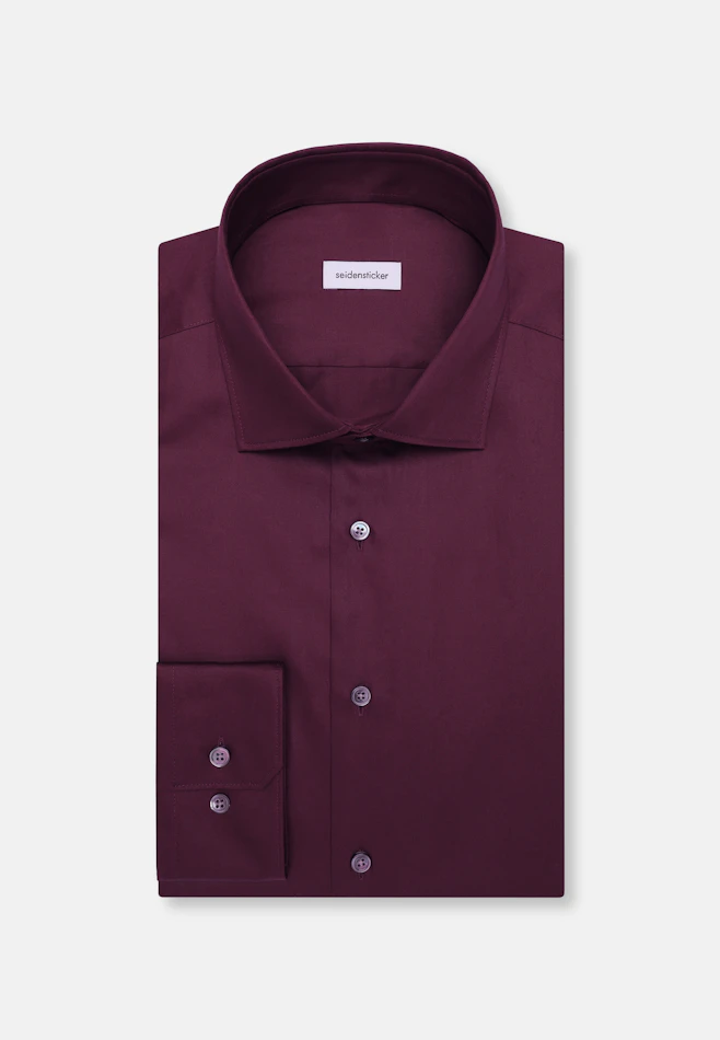 Slim Business shirt Uni in Rot | Seidensticker online shop