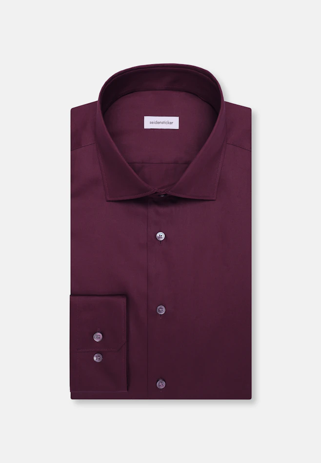 Slim Business shirt Uni in Rot | Seidensticker online shop