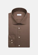 Slim Business shirt Uni in Braun |  Seidensticker Onlineshop