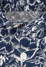 Shaped Business shirt Floral in Dark Blue |  Seidensticker Onlineshop