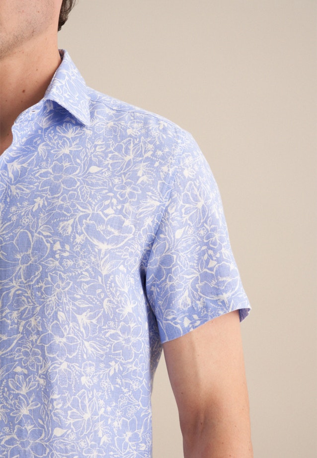 Shaped Chemise d'affaires Floral in Bleu Clair |  Seidensticker Onlineshop