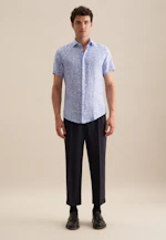 Shaped Chemise d'affaires Floral in Bleu Clair |  Seidensticker Onlineshop