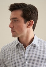 Slim Performance-Hemd Druck in Hellblau |  Seidensticker Onlineshop