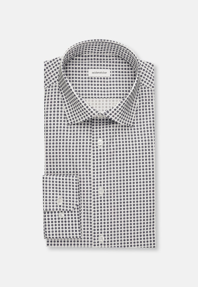 Slim Chemise Performance Imprimé dans Bleu Clair | Boutique en ligne Seidensticker