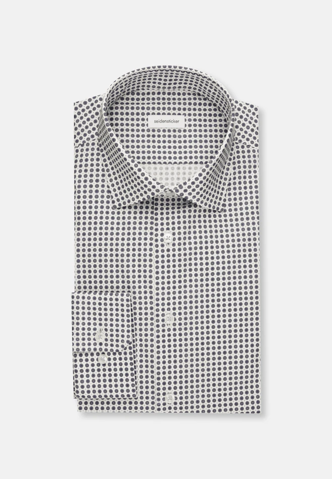 Slim Chemise Performance Imprimé dans Bleu Clair | Boutique en ligne Seidensticker