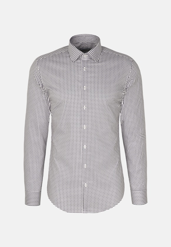 Slim Performance-Hemd Druck in Hellblau |  Seidensticker Onlineshop