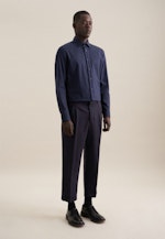 Slim Business Hemd Uni in Dunkelblau |  Seidensticker Onlineshop