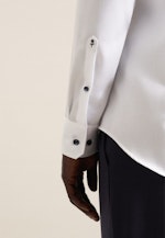 Non-iron Twill Business Shirt in Slim with Kent-Collar in White |  Seidensticker Onlineshop