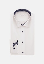 Non-iron Twill Business Shirt in Slim with Kent-Collar in White |  Seidensticker Onlineshop