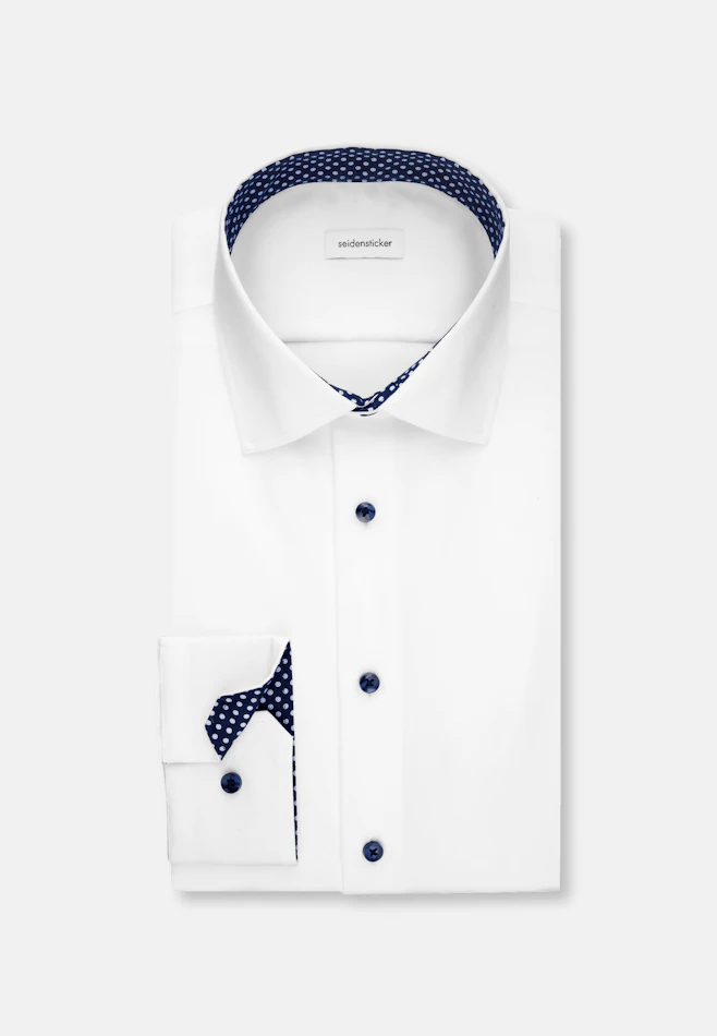 Slim Chemise d'affaires Uni dans Blanc | Boutique en ligne Seidensticker